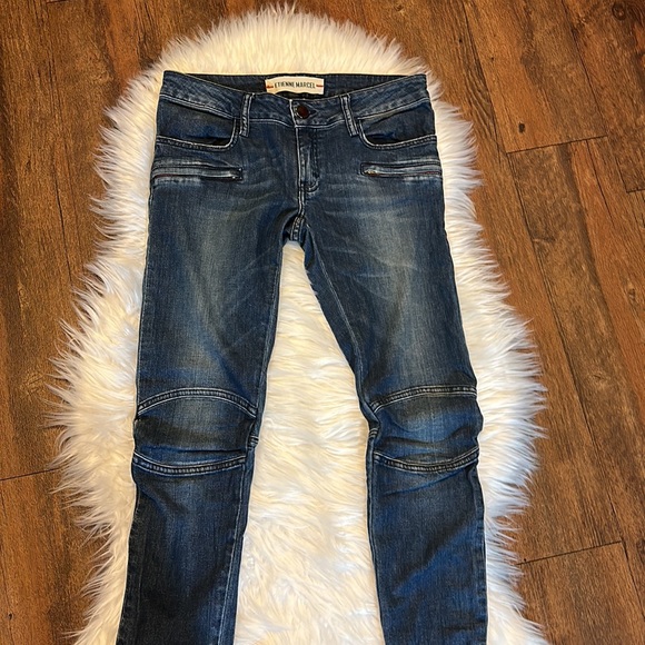 Etienne Marcel Skinny Moto Jeans - Picture 3 of 10